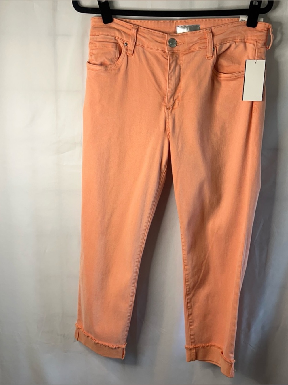 Kut from the Kloth Peach/Coral Skinny Jeans